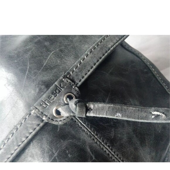 The Sak Ventura Convertible Backpack Black Leather Bag Medium Size main image 11
